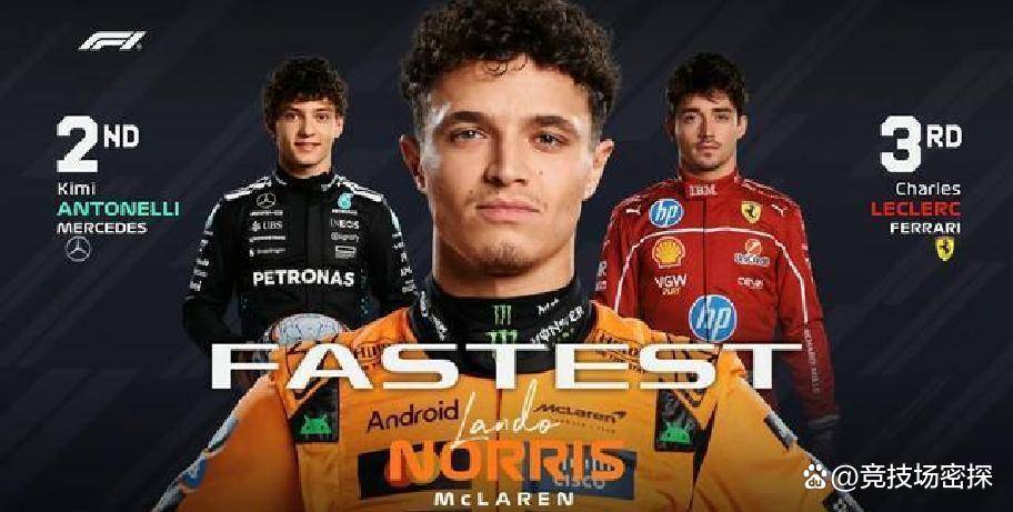 两次红旗不断，F1拉斯维加斯二练激烈展开，诺里斯领先安东内利紧随其后